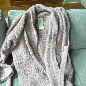 Sunday citizen waffle knit robe size L/xl pink